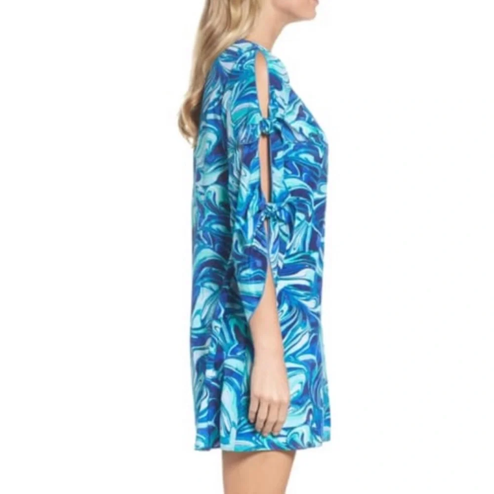 Lilly Pulitzer Avila Stretch Silk Dress SZ XS EUC - Picture 3 of 7